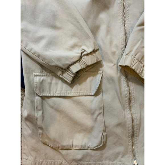 Falls Creek Men's Beige Blue Hooded Jacket 2 Piece Bundle Size Medium Gorpcore - Picture 8 of 16